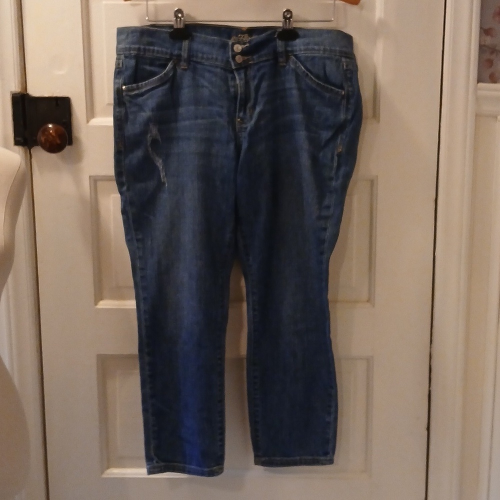 Old Navy Women's Blue Ankle Jeans The Flirt